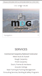 Mobile Screenshot of mdgcarpenters.com